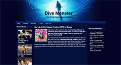 Desktop Screenshot of dive-monster.com