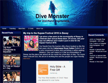 Tablet Screenshot of dive-monster.com